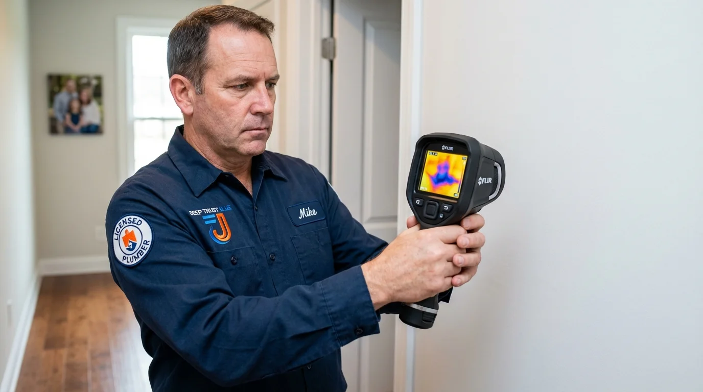 Thermal imaging leak detection by Johns Plumbing LLC in Imperial Beach